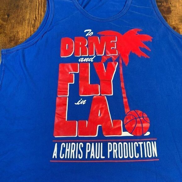 To Drive And Fly In LA A Chris Paul Production Tank Michael Jordan‎ XXL - Picture 2 of 7